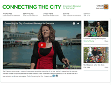 Tablet Screenshot of connectingthecity.org